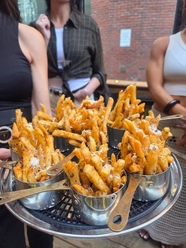 Truffle Fries at Cassius Patio